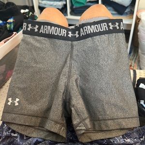 Under armour spandex compression shorts